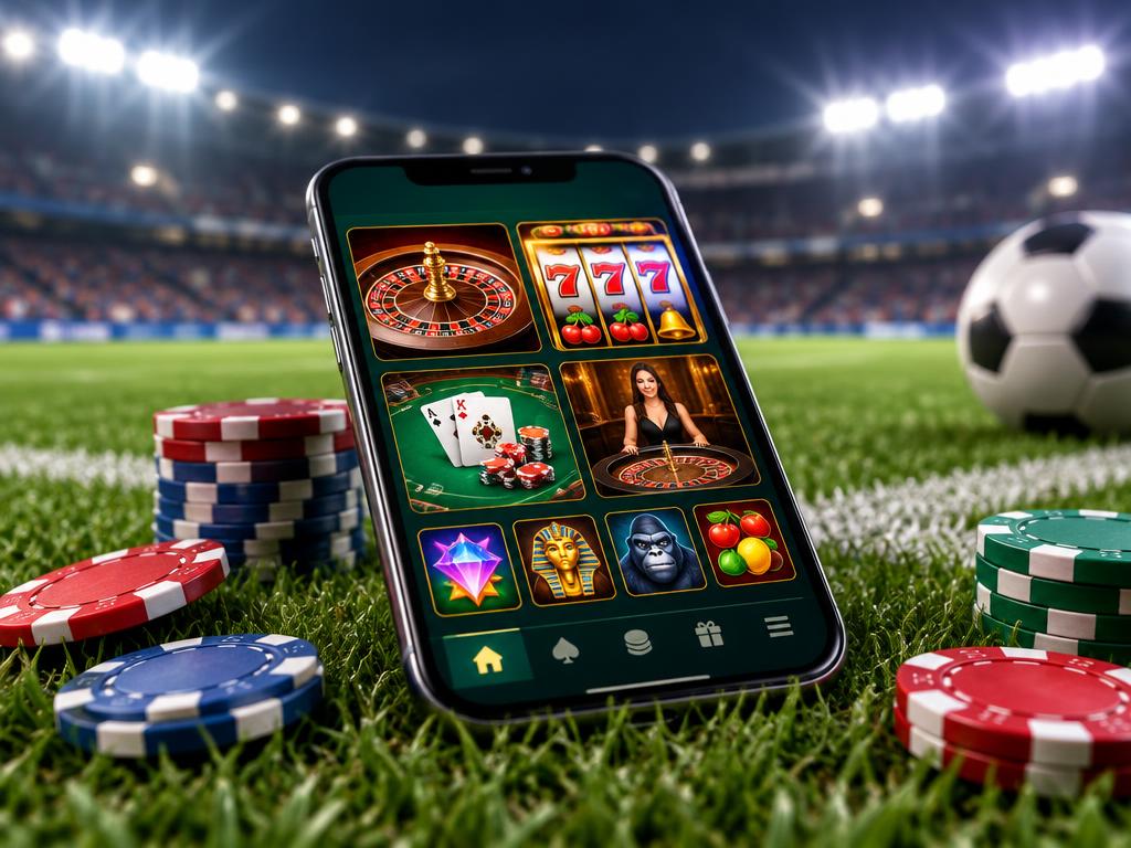 Casino online en un dispositivo móvil